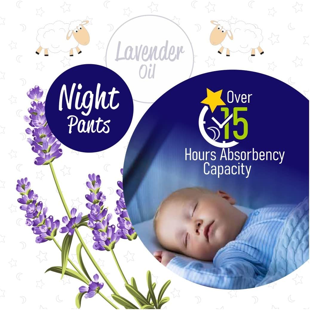 Overnight Slip-On Diaper Pants for Swaddler Babies -Disposable Leakproof Nappy Pants for Maximum 15hr Protection and Dry Night - Size 5 Junior (24-44Lbs, 24 Count) - Image 5